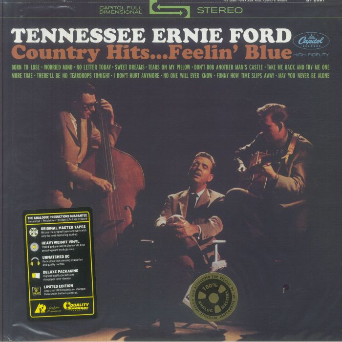 Country Hits Feelin' Blue - Reissue Vinyl LP vinyl record cover