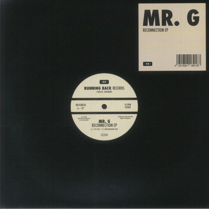 Reconnection EP - Clear Blue Vinyl EP vinyl record cover