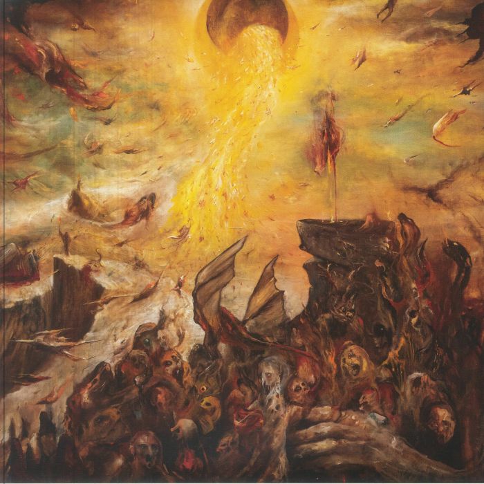 Liminal Shrines - Limited Edition Orange Marbled Vinyl LP vinyl record cover