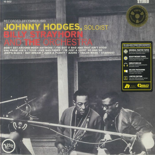 Johnny Hodges With Billy Strayhorn - 2xLP vinyl record cover
