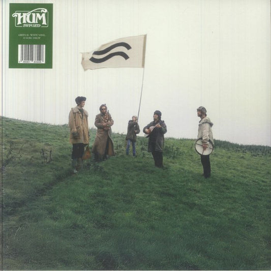 Hum - Green & White Split Vinyl LP vinyl record cover