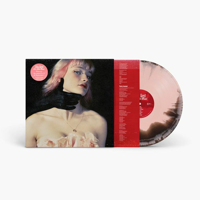 It's Not Real - Black & Pink Marbled Vinyl LP vinyl record cover