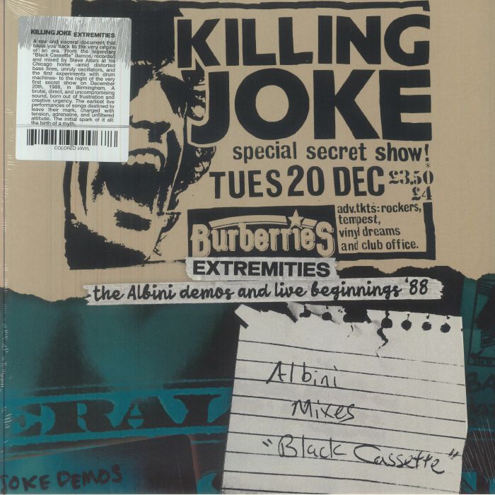 Extremities: The Albini Demos & Live Beginnings '88 - Cream White Vinyl LP vinyl record cover