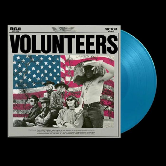 Volunteers - Limited Edition Blue Vinyl LP vinyl record cover