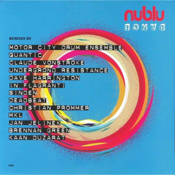 Nublu Dance - Limited Edition Red & Black Marbled Vinyl 2xLP vinyl record cover