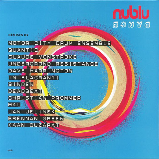Nublu Dance - Limited Edition Red & Black Marbled Vinyl 2xLP vinyl record cover