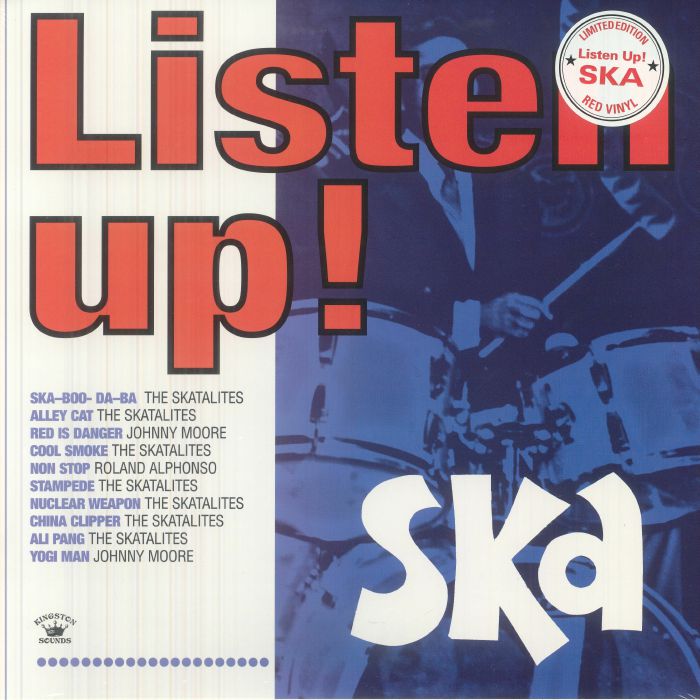 Listen Up! Ska - Red Vinyl LP vinyl record cover