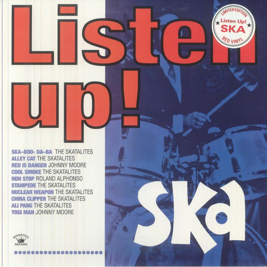 Listen Up! Ska - Red Vinyl LP vinyl record cover