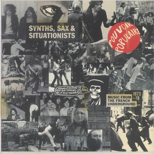 Synths Sax & Situationists: Music From The French Underground 1973-78 - Vinyl LP vinyl record cover