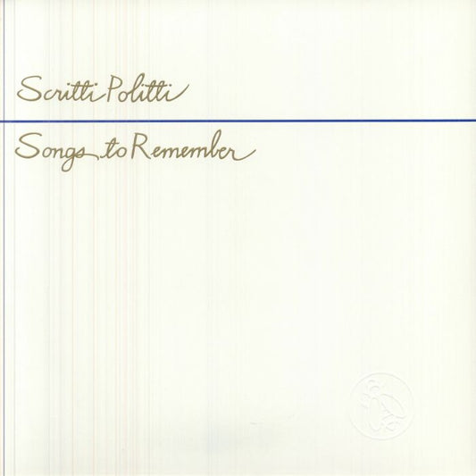 Songs To Remember - Remastered Vinyl LP vinyl record cover