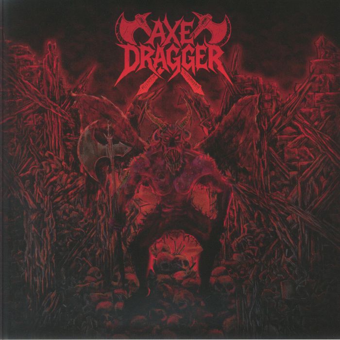 Axe Dragger - Blood Splattered Vinyl LP vinyl record cover