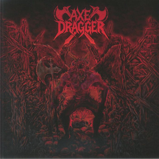 Axe Dragger - Blood Splattered Vinyl LP vinyl record cover
