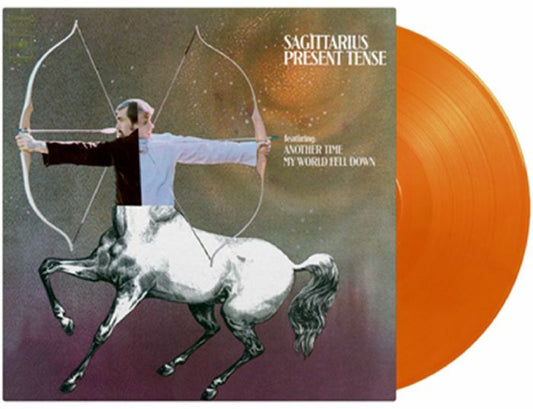 Present Tense - Limited Edition Orange Vinyl LP vinyl record cover