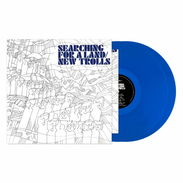 Searching For A Land - Limited Edition Blue Vinyl 2xLP vinyl record cover