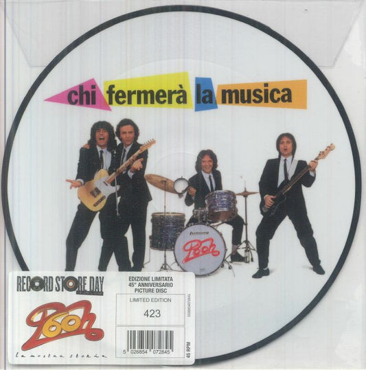 Chi Fermera La Musica - Limited Edition Picture Disc Vinyl Single vinyl record cover