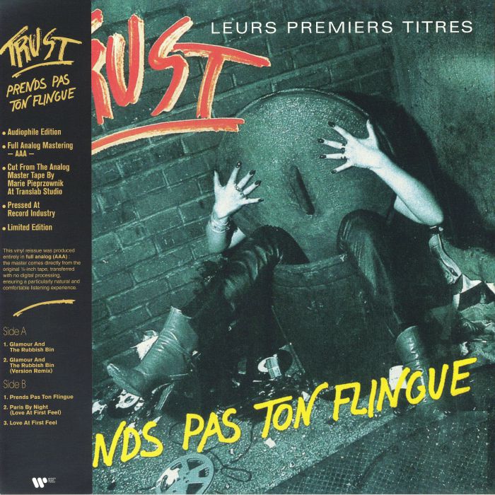 Prends Pas Ton Flingue - Limited Edition Remastered Vinyl EP vinyl record cover