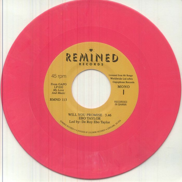 Will You Promise (mono) - Salmon Pink Marbled Vinyl Single vinyl record cover