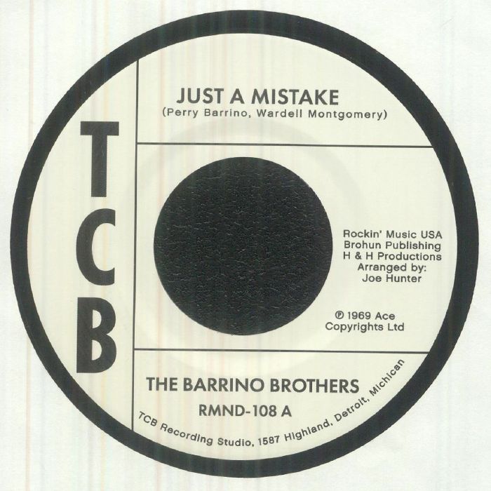 Just A Mistake - Vinyl Single vinyl record cover