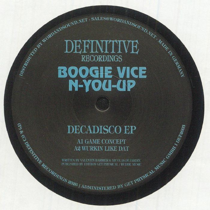 Decadisco EP - Vinyl EP vinyl record cover