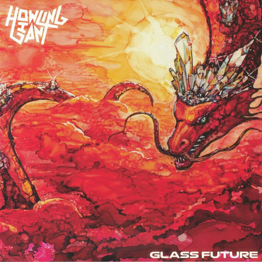 Glass Future - Orange & Black Splattered Vinyl LP vinyl record cover