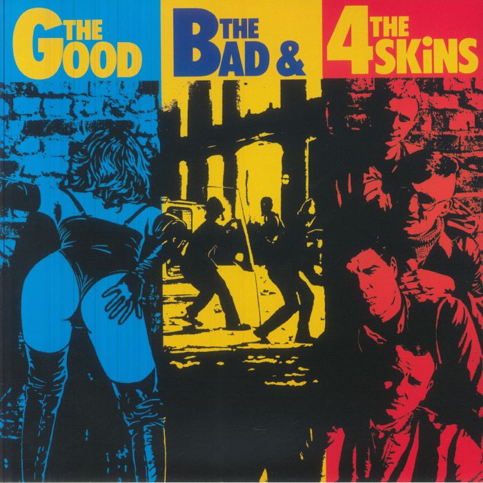 The Good The Bad & The 4 Skins - Limited Edition Clear Vinyl LP vinyl record cover