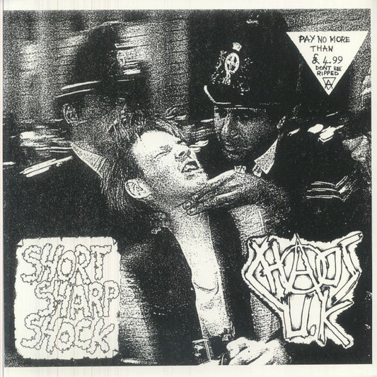 Short Sharp Shock - Limited Edition Clear Vinyl LP vinyl record cover