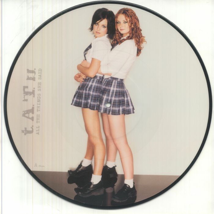 All The Things She Said - Picture Disc Vinyl Single vinyl record cover
