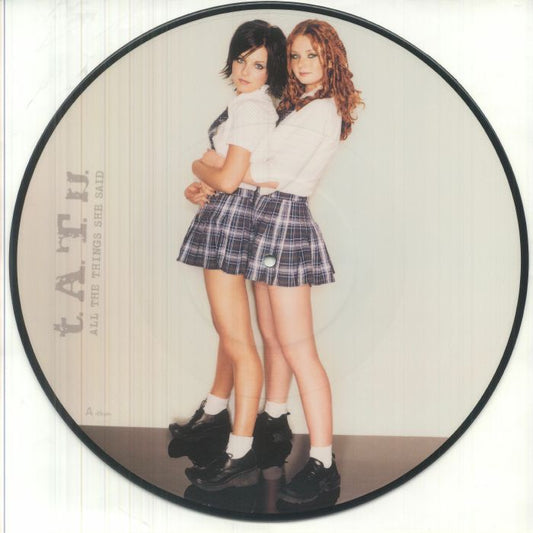 All The Things She Said - Picture Disc Vinyl Single vinyl record cover