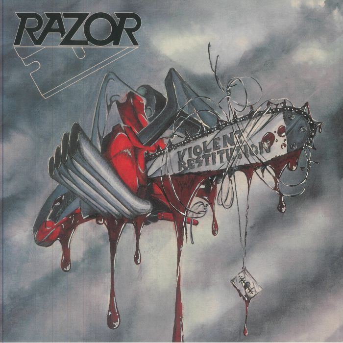 Violent Restitution - Limited Edition Splattered Vinyl LP vinyl record cover