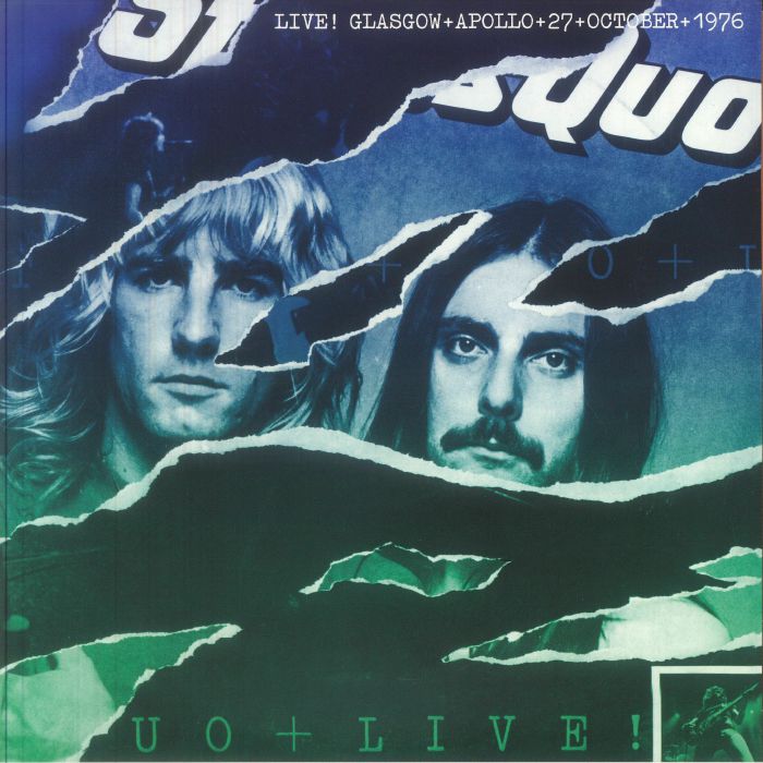 Live In Glasgow - 2xLP vinyl record cover