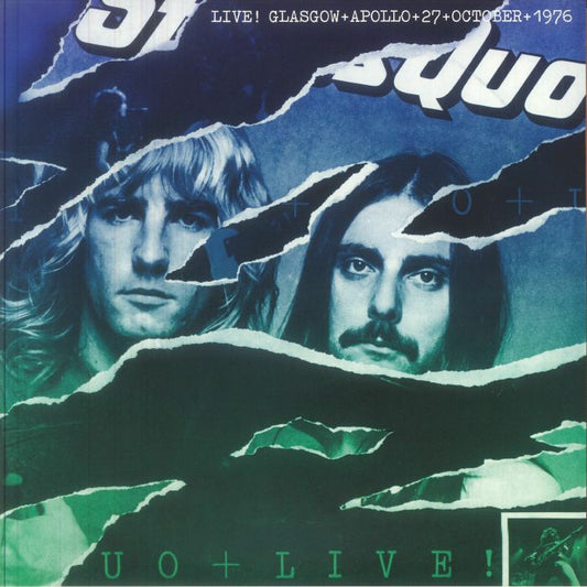 Live In Glasgow - 2xLP vinyl record cover