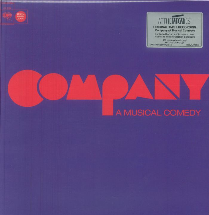 Company A Musical Comedy (Soundtrack) - Limited Edition Purple 2xLP vinyl record cover
