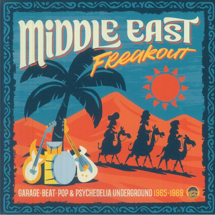 Middle East Freak Out - Limited Edition Orange Vinyl LP vinyl record cover