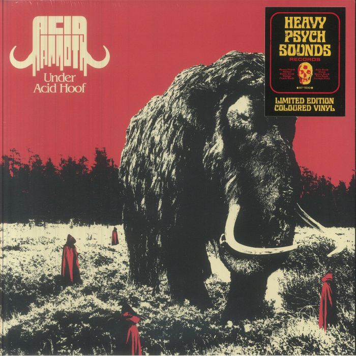 Under Acid Hoof - Limited Edition Neon Orange Vinyl LP vinyl record cover