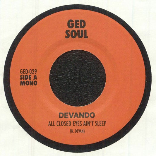 All Closed Eyes Ain't Sleep - Vinyl Single vinyl record cover