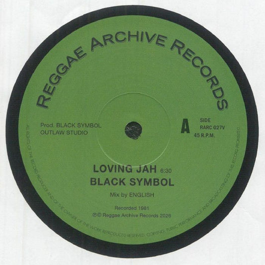 Loving Jah - Limited Vinyl Single vinyl record cover