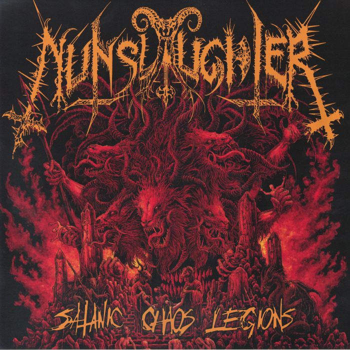 Satanic Chaos Legions - Translucent Red Vinyl LP vinyl record cover