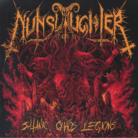 Satanic Chaos Legions - Translucent Red Vinyl LP vinyl record cover