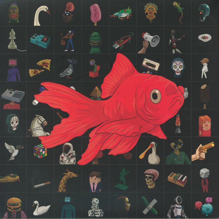 Random 8: Distorted Collage Fragmented And Decaying Objects - Vinyl LP vinyl record cover