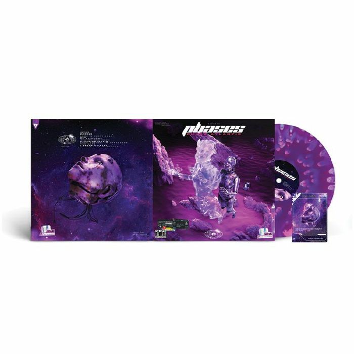 Phases - Limited Edition Ghostly Purple Splattered Vinyl LP vinyl record cover