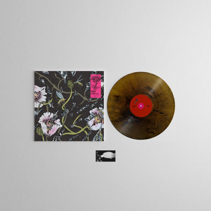 Inert - Orange Marbled Vinyl LP vinyl record cover