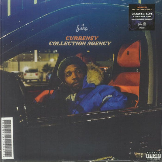 Collection Agency - 5th Anniversary Orange & Blue Vinyl LP vinyl record cover