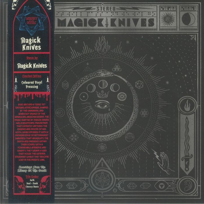 Magick Knives - Limited Edition Silver Vinyl LP vinyl record cover