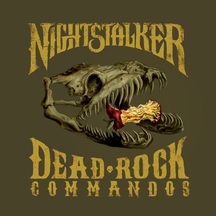 Dead Rock Commandos - Limited Edition Red Vinyl LP vinyl record cover