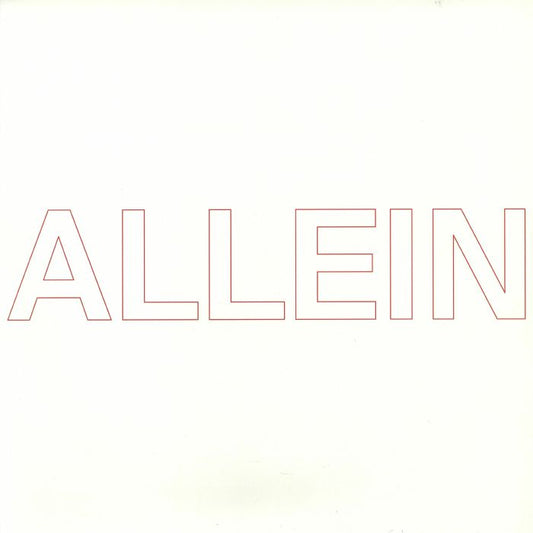 Allein - Vinyl Single vinyl record cover