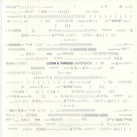 Dispersion - Vinyl LP vinyl record cover