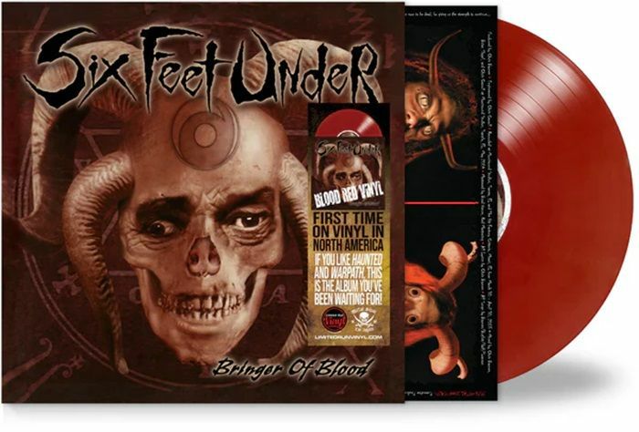 Bringer Of Blood - Limited Edition Blood Red Vinyl LP vinyl record cover