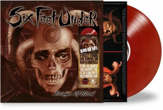 Bringer Of Blood - Limited Edition Blood Red Vinyl LP vinyl record cover