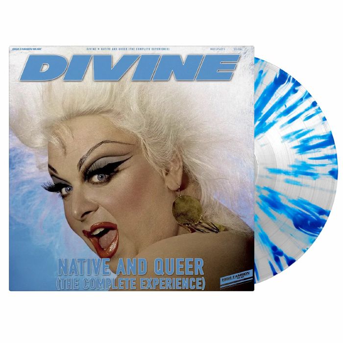 Native & Queer: The Complete Experience - Limited Edition Blue Splattered Clear Vinyl LP vinyl record cover