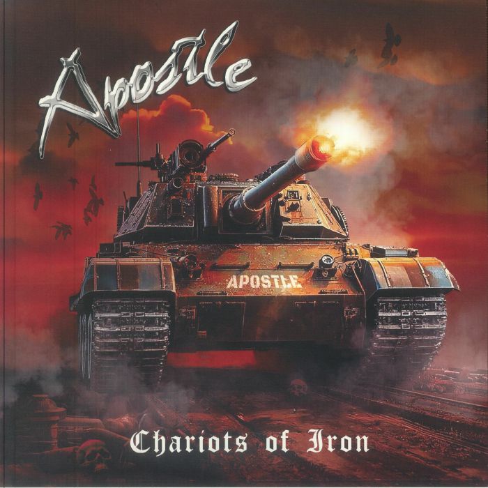 Chariots Of Iron - Blood Red Vinyl LP vinyl record cover